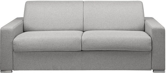 Vente-unique Schlafsofa Calito in Grau mit Stoffbezug, Breite: 216 cm - Bild 1