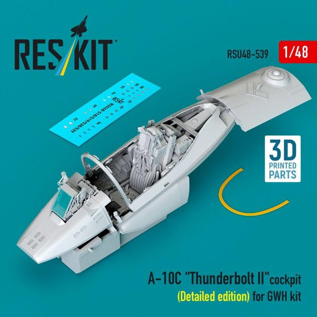 ResKit Models A-10C Thunderbolt II Cockpit, Detailed Edition, 3D Printed - Bild 1