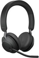 Jabra Evolve2 65 UC Stereo On-Ear Bluetooth Headset Schwarz mit Link 380a USB-A - Bild 2