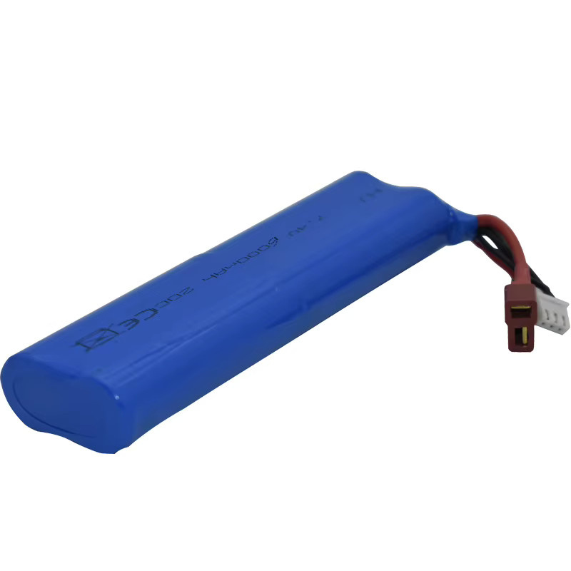 TERFPV LiPo Akku Set mit Ladegerät 7,4 V 6000mAh 45C 2S mit Tamiya-Anschlüssen in Blau - Bild 2