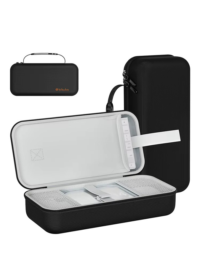 Tragetasche für Apple Mac Mini M4 und M4 Pro in Schwarz mit Hartschale und Tastatur-Organizer - Bild 5