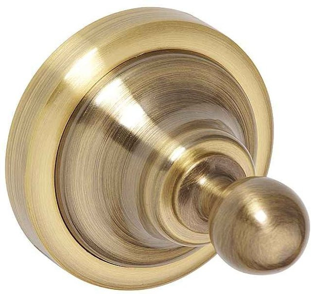 Brillantbad BETRO Kleiderhaken aus Messing in Bronze, B/T/H: 6,5 x 6,5 x 6,5 cm - Bild 1