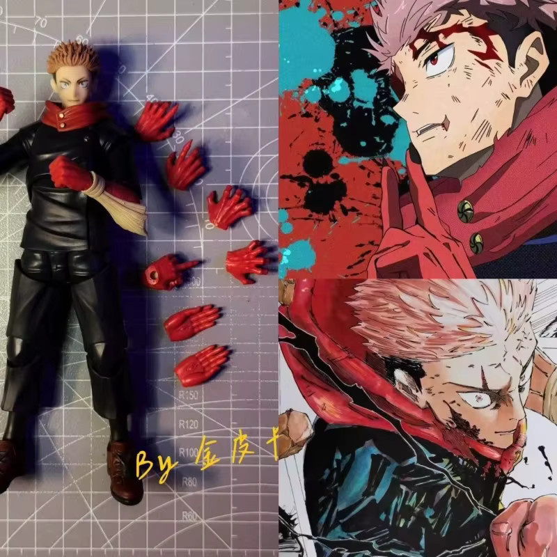 Bandai Jujutsu Kaisen Yuji Shinjuku Showdown Handstück-Modifikationspaket, Zubehör, Kunststoff - Bild 2