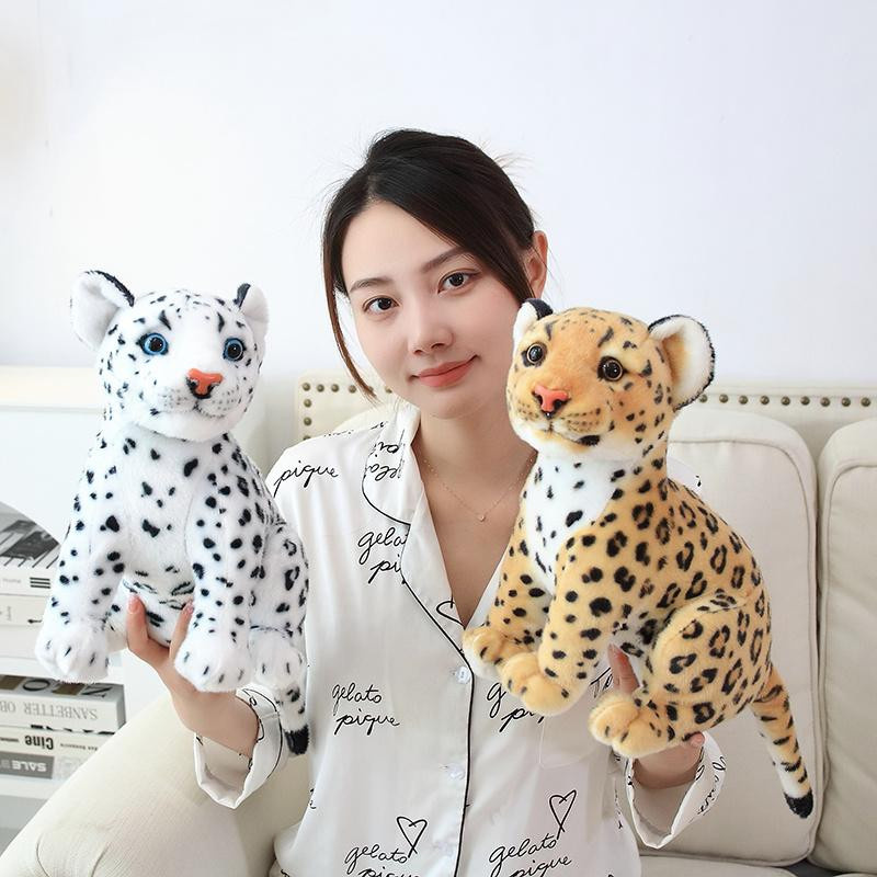 Pangcangshu Tierpuppe Leopard & Löwe Plüschtier 23cm 3–6 Jahre - Bild 2