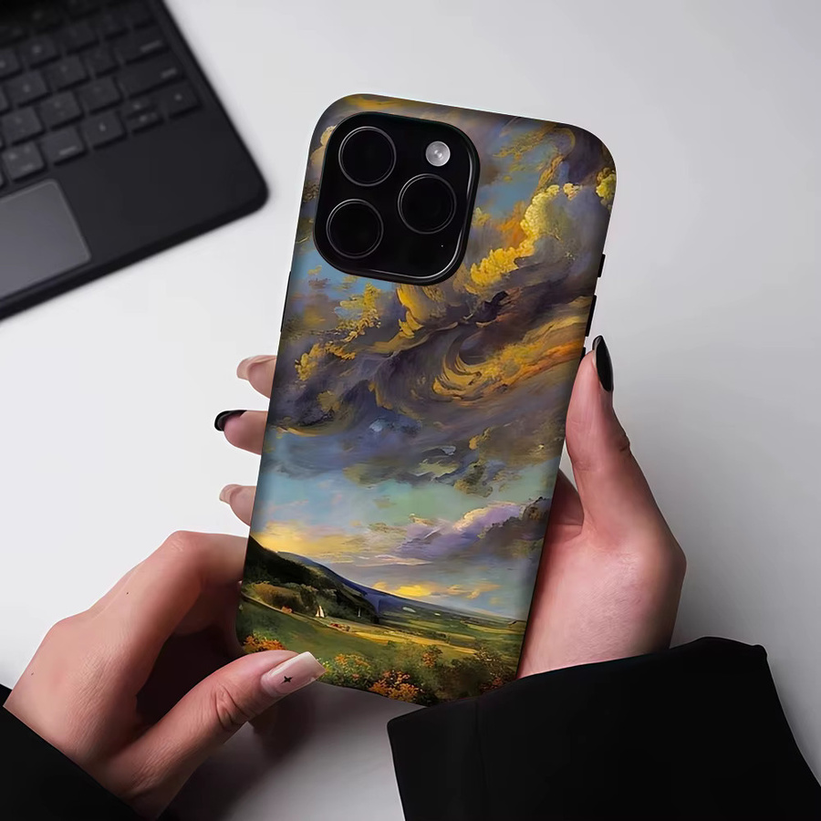 Robuste Magnetische Handyhülle von Potdemiel mit surrealer Himmelslandschaft für iPhone 17 16 15 14 13 Pro Max Plus, Mehrfarbig - Bild 5