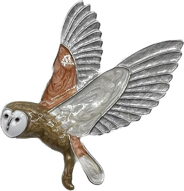 YIRAN Brosche Eule, Emaille, Legierung, Unisex - Bild 1