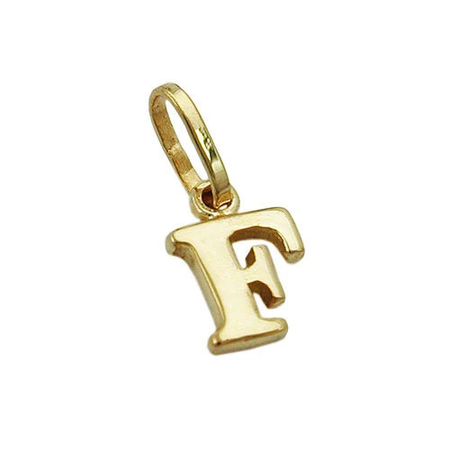 Colfem Anhänger Buchstabe F, Gold 375, Unisex - Bild 1