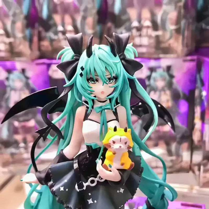 Bandai Hatsune Miku Anime Figur aus Kunststoff, mehrfarbiges Sammlermodell zur Dekoration - Bild 1