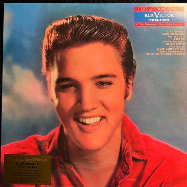 For Lp Fans Only, Elvis Presley, Vinyl/LP, transparent blue - Bild 1