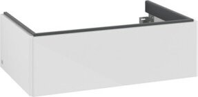 V&B Waschtischunterschrank Antao mit Auszugbeleuchtung, Farbe: Weiß, B/T/H: 78,8 x 25,6 x 49,6 cm - Bild 1