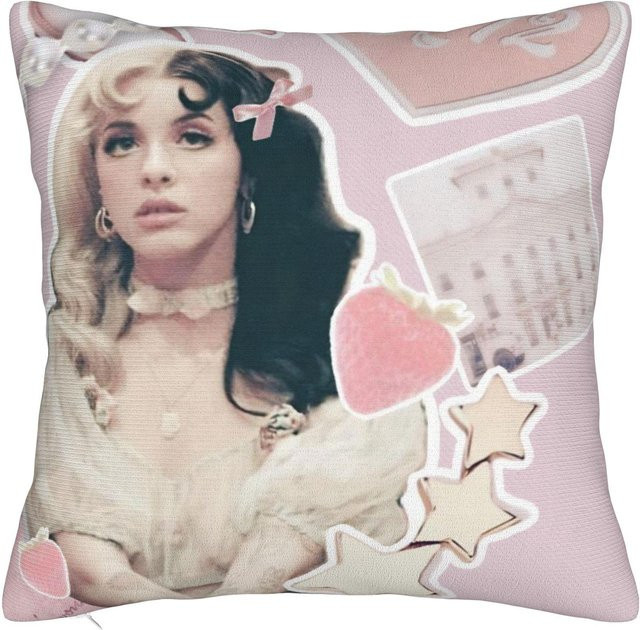 JMG Clothing Melanie Martinez Hades Album Kissenbezug, Farbe: Pink, Breite: 30 cm, Breite: 30 cm - Bild 1