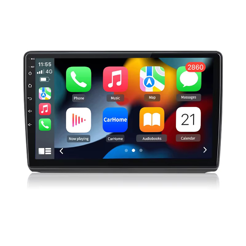 Junsun Android Auto Multimedia Radio mit GPS und drahtlosem CarPlay für Renault Trafic, Nissan Primastar und Opel Vivaro, Schwarz, 10.0 Zoll - Bild 3