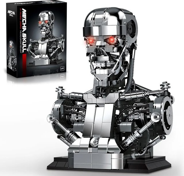 barweer Mecha-Totenkopf-Skelett-Roboter, Baukasten, 1469 Teile - Bild 1