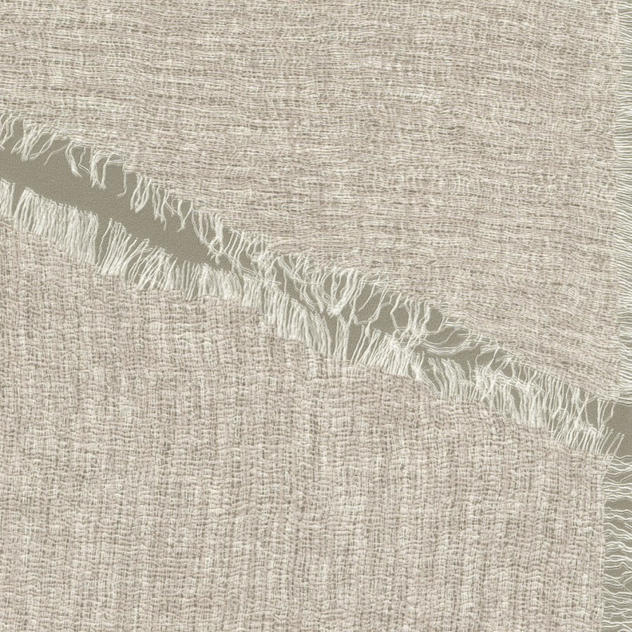 Élitis Tapete Héra VP 1010 81 in Grau und Beige mit abstraktem geometrischem Design aus Vinyl und Vlies - Bild 1