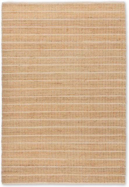Teppich SCHÖNER WOHNEN NALAYA modern gestreift in Beige aus Jute und Baumwolle, B/T: 230 x 160 cm - Bild 1