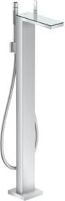 Hansgrohe Axor MyEdition Wannen-Einhebelmischer mit schwenkbarem Auslauf, Chrom/Silber - Bild 1