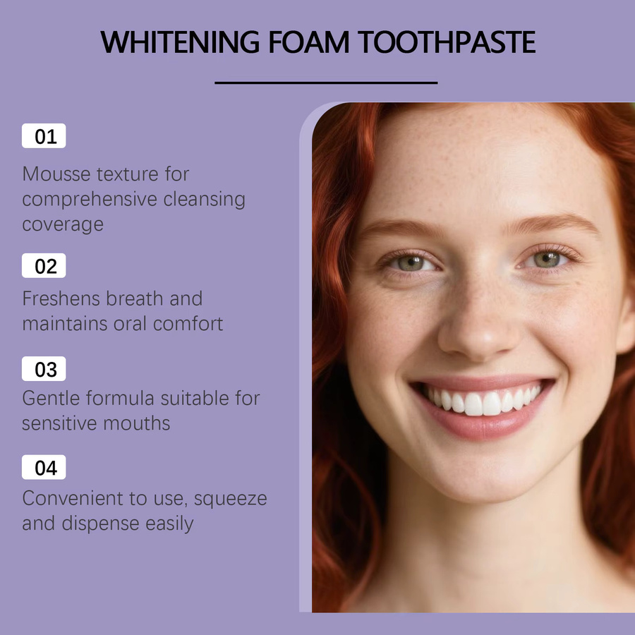 Oralhoe Whitening Foam Zahnpasta, 10% Hydroxyapatit - Bild 6