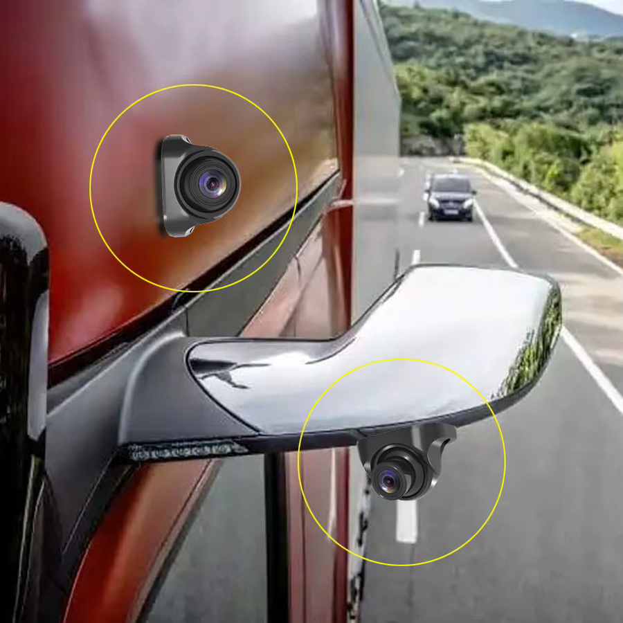 QXNY LKW Rückfahrkamera in Schwarz mit AHD 1080P oder 720P Auflösung für Anhänger, Bus, Wohnmobil und LKW - Bild 3