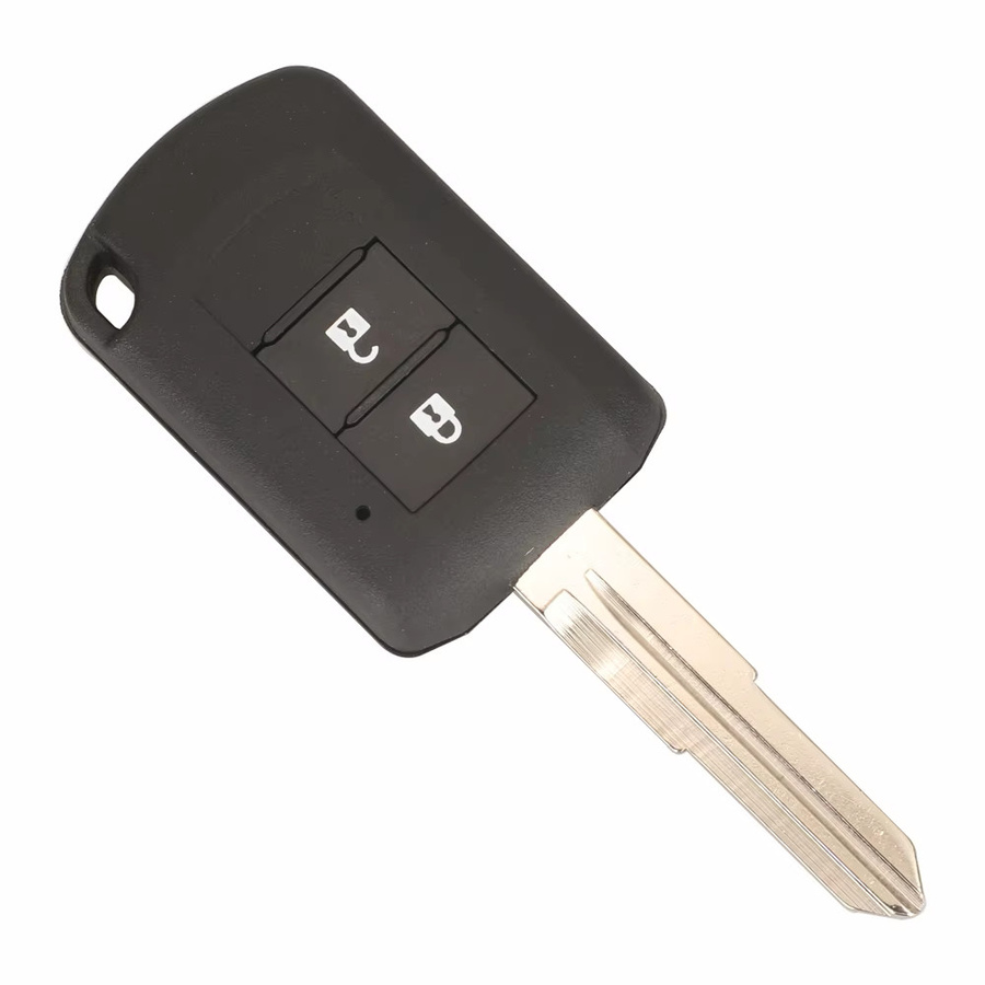 Jingyuqin Fernbedienung Autoschlüssel mit ID46 Chip und 433 MHz für Mitsubishi Mirage Outlander ASX 2016-2019, Farbe: Schwarz - Bild 3
