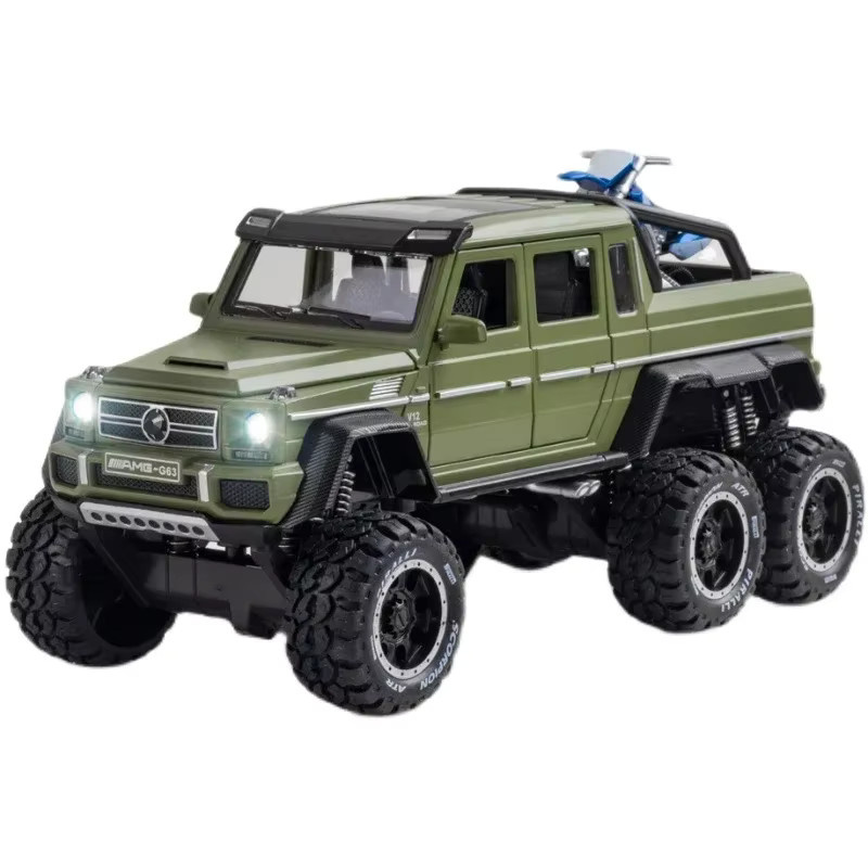 Maisto g63 6 x6 amg, Offroad-Fahrzeug, 1:28, Metall, Automodell - Bild 3