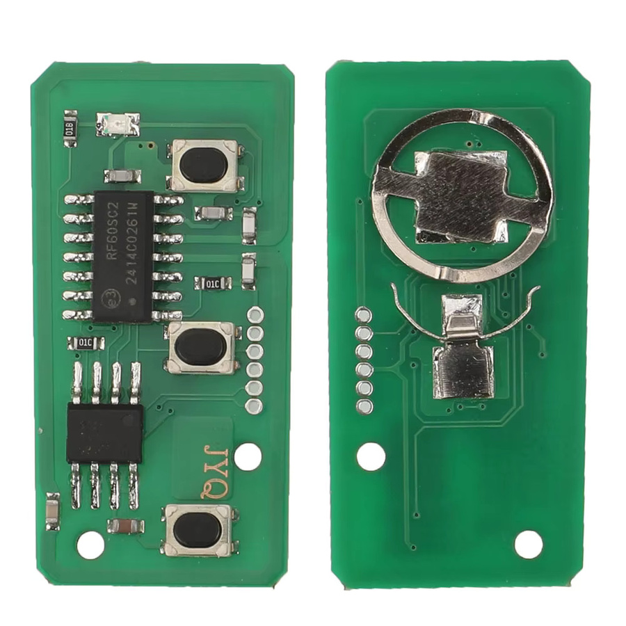 Jingyuqin Autoschlüssel Fernbedienung mit 314MHz H-8A Chip und 3 Tasten in Schwarz für Toyota Vios Hilux RAV4 Yaris (2013-2015) - Bild 4
