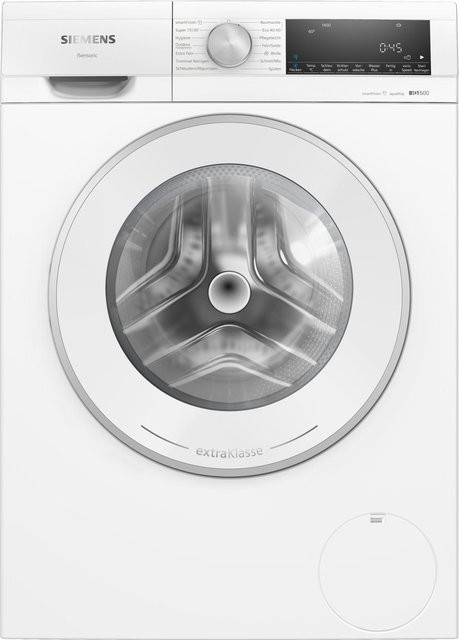 Siemens iQ500 WG44G2Z90 Waschmaschine Frontlader Weiß, 9 kg, 1400 U/min, Aquastop, Quick Wash und Anti-Stain Programme - Bild 1