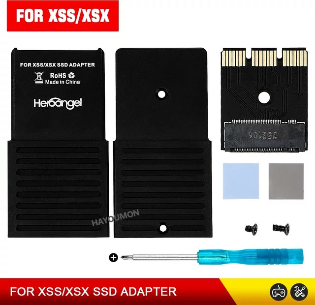 Hayoumon SSD-Adapter M.2 NVMe 2230 Erweiterungskarte für Xbox Series X S in Schwarz - Bild 1