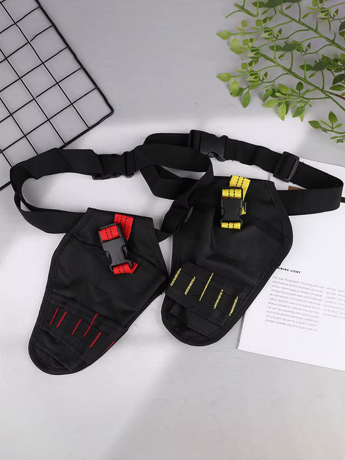 Werkzeugtasche aus Oxford-Stoff mit Schnallenverschluss und mehreren Taschen für Elektriker und Handwerkzeuge von KOQZM - Bild 5