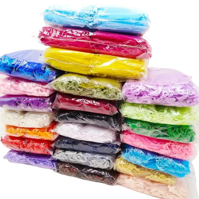 100 Stück Organza-Geschenkbeutel mit Zugschnur für Hochzeit, Party und Schmuckverpackung, Farben: Gold und Multicolour, B/H: 5 x 7 cm, 7 x 9 cm und 9 x 12 cm - Bild 2