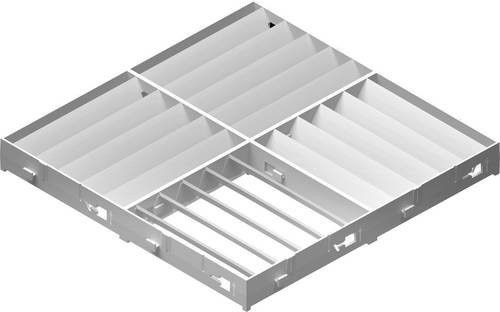 Rittal Luftkanal-Adapter SK 3213.340 grau B/H/T: 28,0 x 28,0 x 3,0 cm - Bild 1