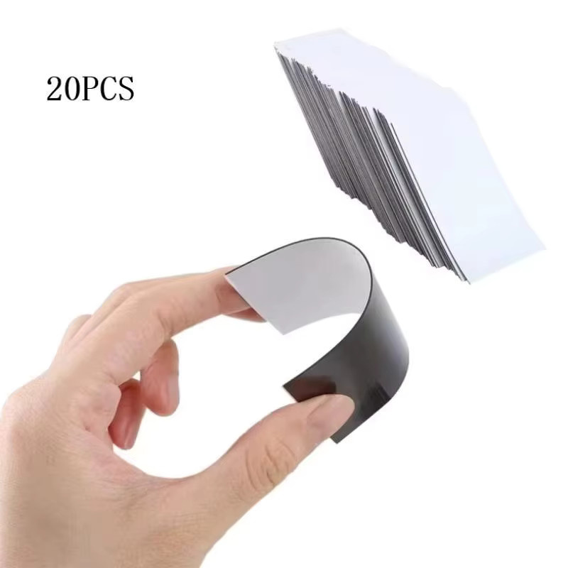 20 Blatt Selbstklebende Magnetische Visitenkarten Abzieh- und Aufkleb-Magnetaufkleber im Format 2x3,5 Zoll für Geschäftsleute - Bild 3