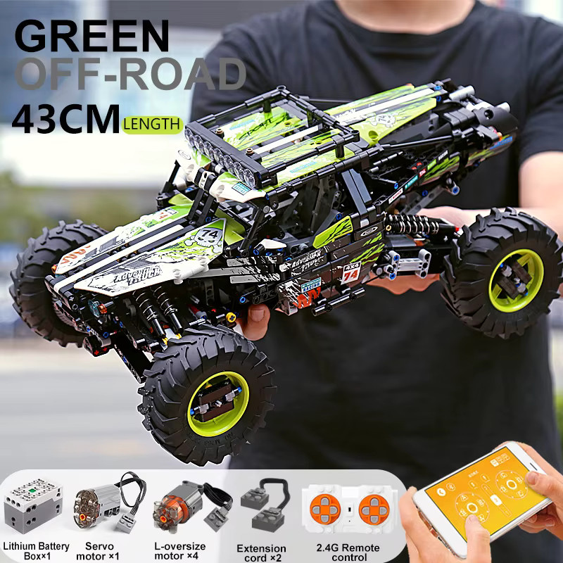 Mould King 18002 Technisches Auto, RC Buggy Modell, Baustein-Set - Bild 3