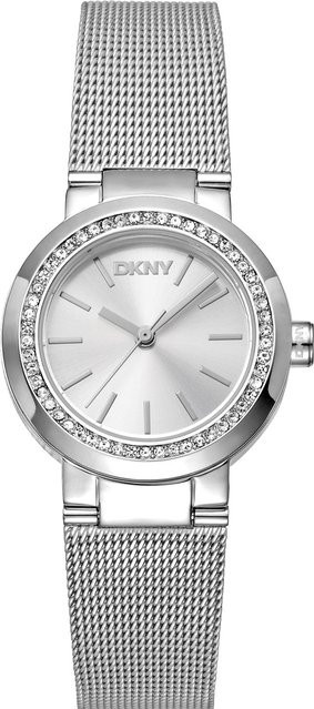 DKNY Armbanduhr Eastside Mini, Edelstahl, Silber, Quarz, 28 mm, Damen - Bild 1