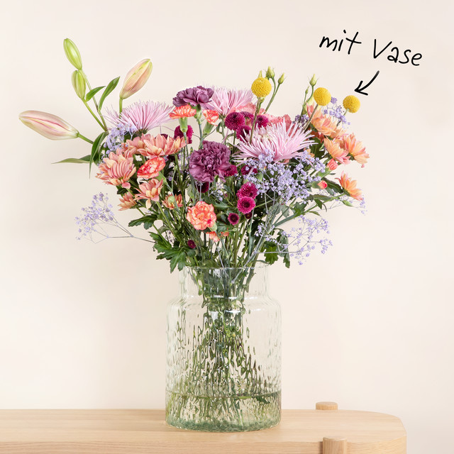 BLUME2000 Blumenbox Carla XL mit Lieblings-Vase L Arrangement - Bild 1
