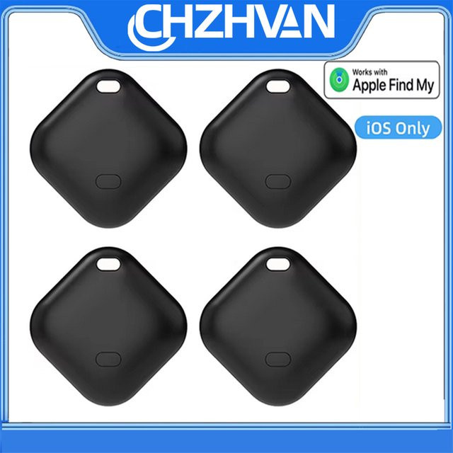 CHZHVAN Smart Bluetooth Tracker in Schwarz für die Find My App als Anti-Lost Reminder für Wallet, Bike und Schlüssel, MFi zertifiziert - Bild 1