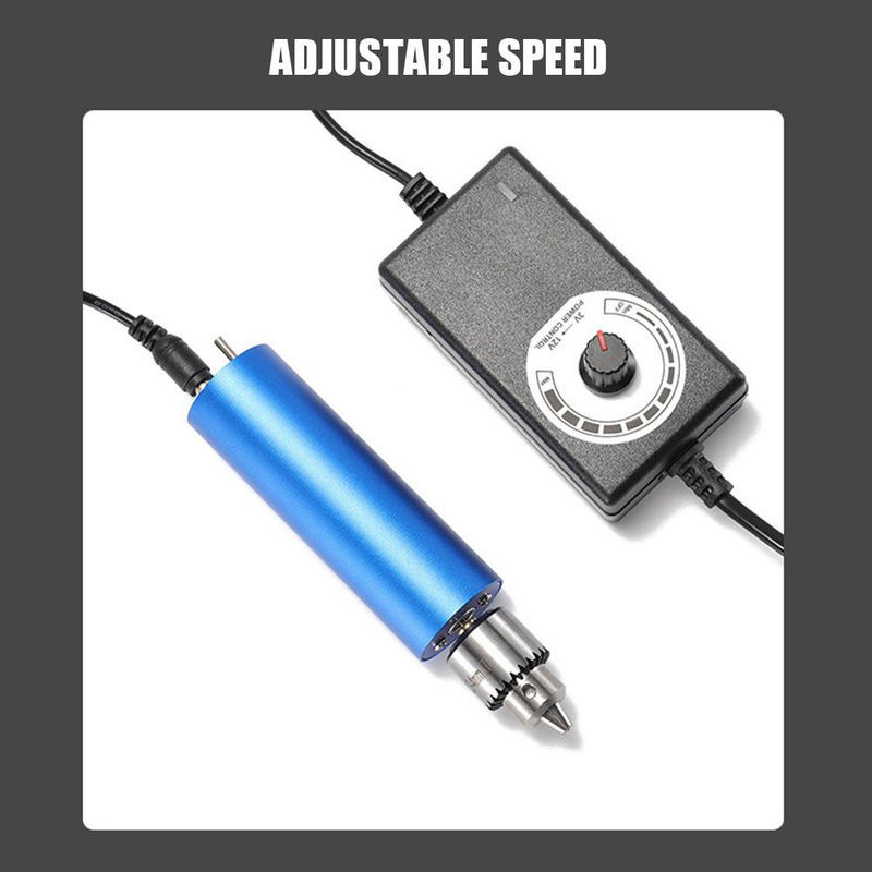 Mikro-Mini-Elektro-Handbohrmaschine mit 145-teiligem Zubehör zum Polieren und Wachsen, 0,34 mm, US-Stecker - Bild 6