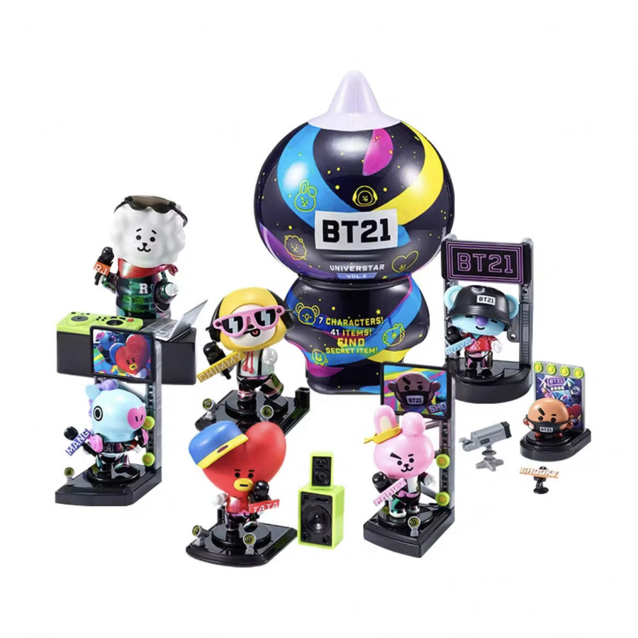 LINE FRIENDS Bt21 Figuren, Modellpuppen, Weltraum - Bild 3