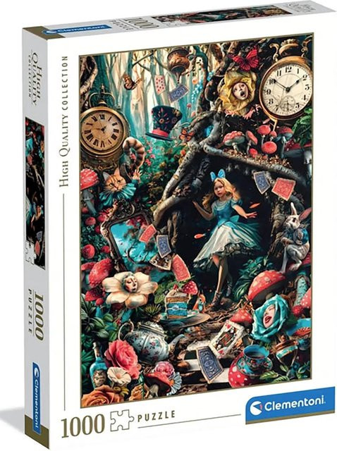 Clementoni Alice im Wunderland, Puzzle, 1.000 Teile - Bild 1