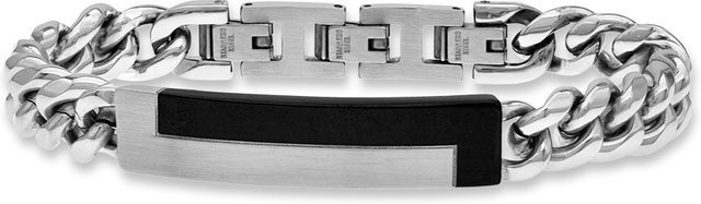 Save Brave Armband Edelstahl, Silber, Herren - Bild 1