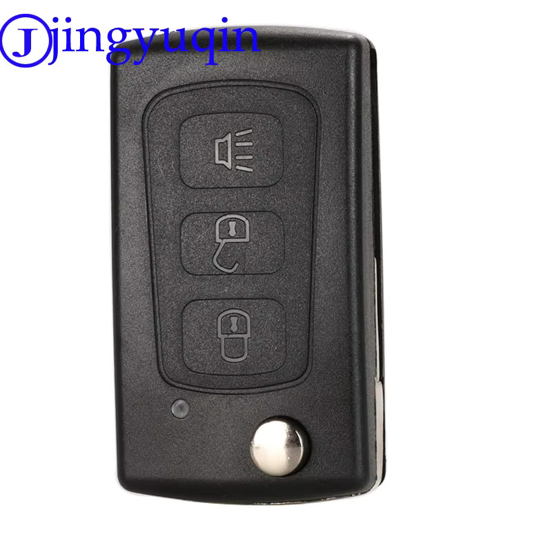 Jingyuqin Flip Folding Remote Key Cover für Great Wall Hover Haval H3 H5 in Schwarz - Bild 3