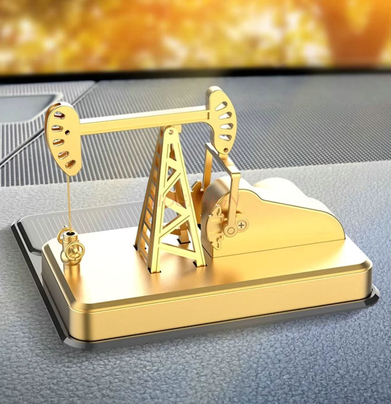 Chaos Pendel Perpetuum Mobile als kreative Physik-Dekoration für deinen Schreibtisch in Gold aus Metall - Bild 4