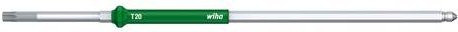Wiha Torque Torx Wechselklinge T 10, 175 mm, passend für Wiha Schraubendreher-Serie, Edelstahl, grün/silber - Bild 1