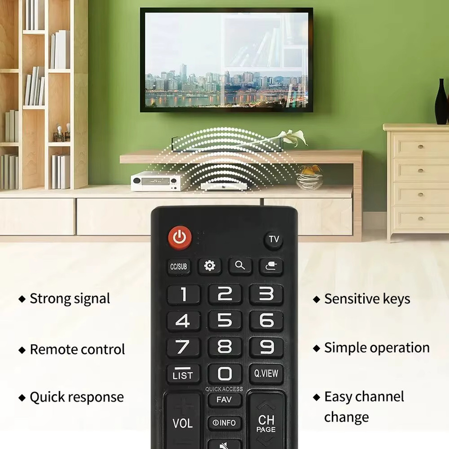 LG Fernbedienung akb75375604 in Schwarz für Smart TV Modelle UK6300PUE und LK610BPUA - Bild 4