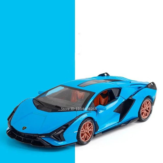 Linyi toy car Lambor Revuelto Fkp37 Automodell, 1:24, Metall, Sound und Licht, ab 14 Jahren - Bild 1