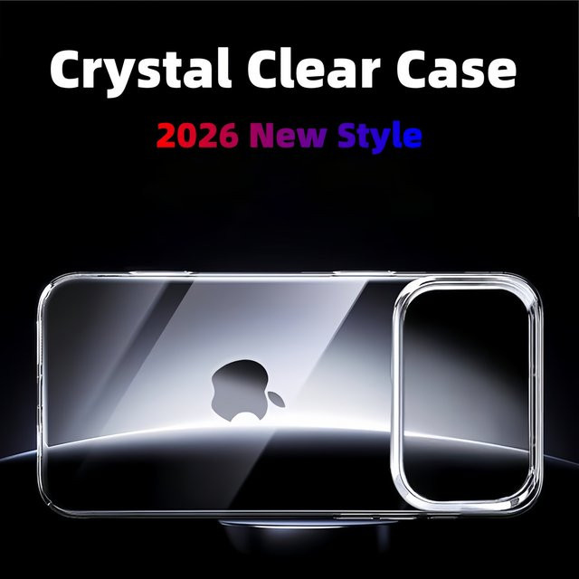 Transparente TPU-Schutzhülle für iPhone 17 Pro Max, iPhone 17 und iPhone 16, ultradünn, stoßfest und vergilbungssicher - Bild 1