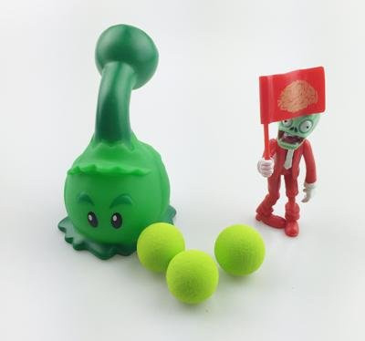 Yiran toy 1 Plants vs Zombies Erbsenschießer Actionfigur PVC Bunt - Bild 1