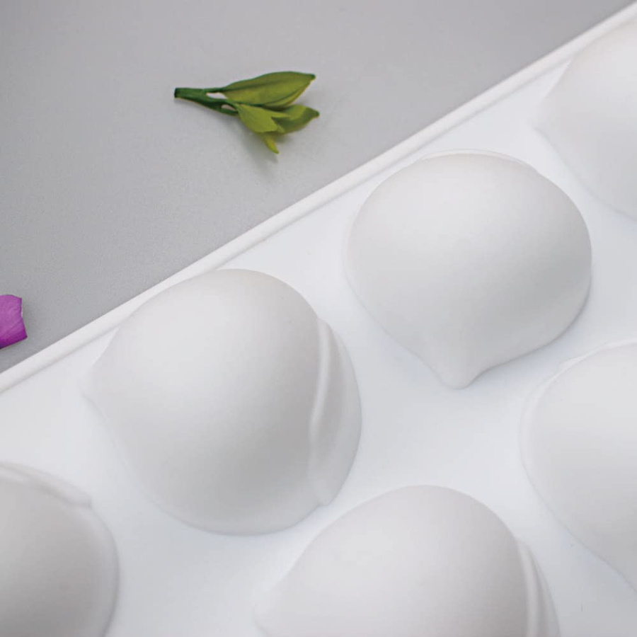 Silikon Backform für Mousse und Kuchen mit 15 Vertiefungen in Weiß von VALLETTA JAPAN für DIY Schokolade, Seife und Kerzen - Bild 2
