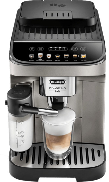 DeLonghi Magnifica Evo ECAM 290.81.TB Kaffeevollautomat in Silber-Schwarz mit LatteCrema System für Bohnen und Pulver - Bild 5