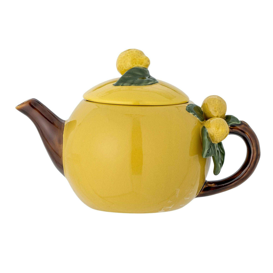 Bloomingville Teekanne aus Keramik in Gelb Limone, 750 ml - Bild 1