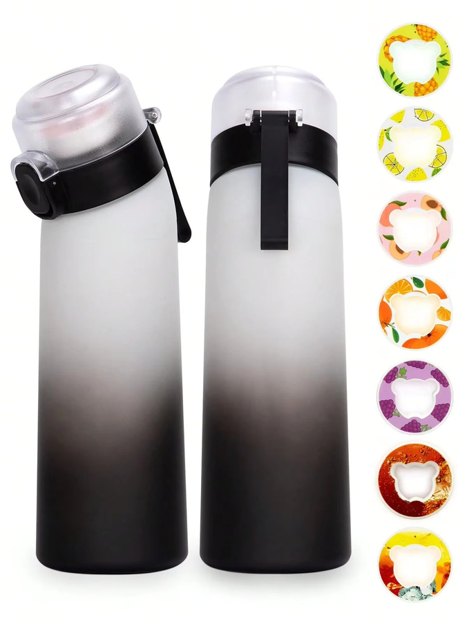 YOCITY Farbverlaufs-Wasserflasche mit Bärenform in Multicolour, 0,75 l - Bild 2